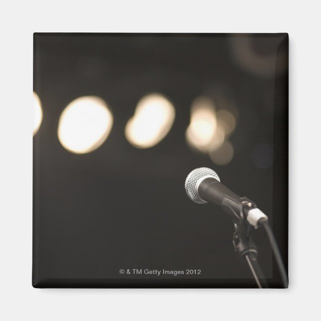 Microphone and Spotlights Magnet (Front)