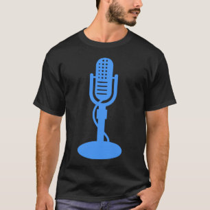 Microphone - Baby Blue T-Shirt