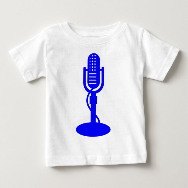 Microphone - Blue Baby T-Shirt (Front)