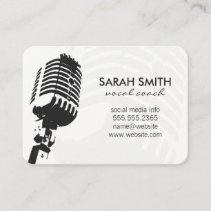 Microphone Business Card
