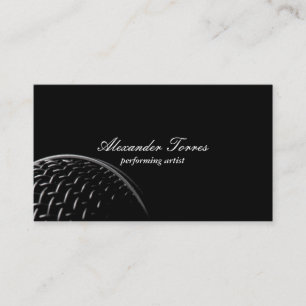Microphone Business Card