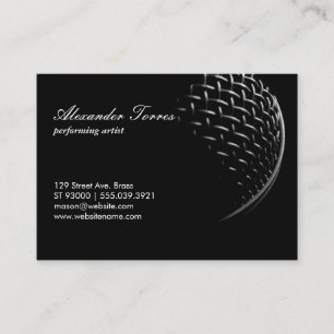 Microphone Business Card