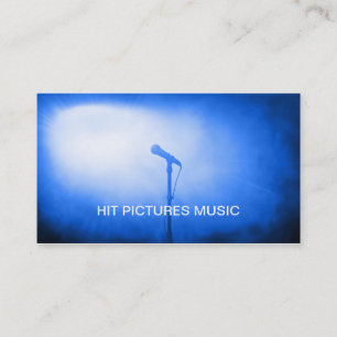 Microphone Check Musician Deejay Vocalist Cards