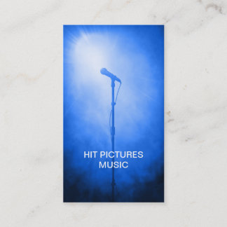 Microphone Check Musician Deejay Vocalist Cards V2