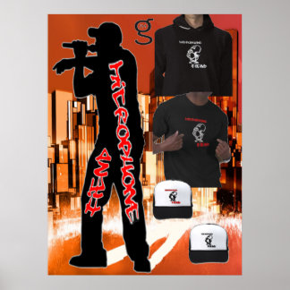 Microphone Fiend Hip Hop Poster