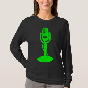 Microphone - Green T-Shirt