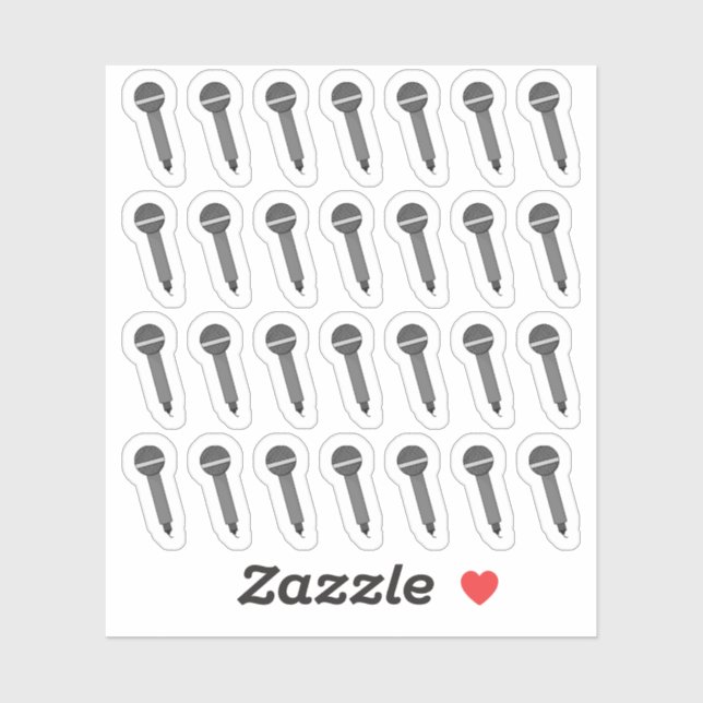 Microphone Karaoke Concert Podcast Bujo Planner (Sheet)