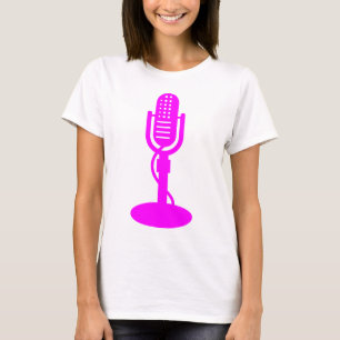 Microphone - Magenta T-Shirt