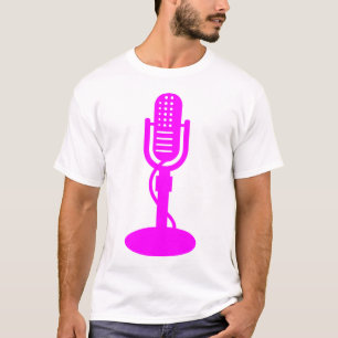 Microphone - Magenta T-Shirt