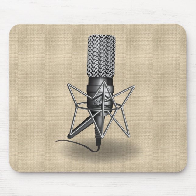 Microphone Mouse Mat (Front)