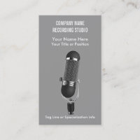 Microphone Music Studio or Entertainment