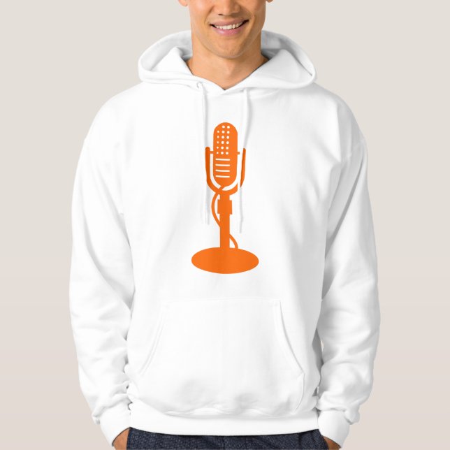 Microphone - Orange Hoodie (Front)