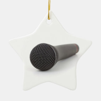 Microphone Photo Ceramic Tree Decoration
