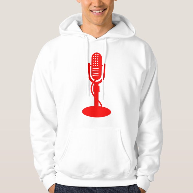 Microphone - Red Hoodie (Front)