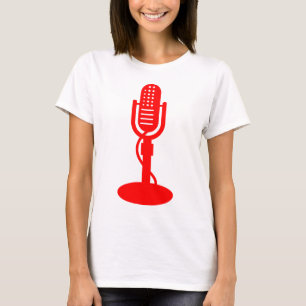 Microphone - Red T-Shirt
