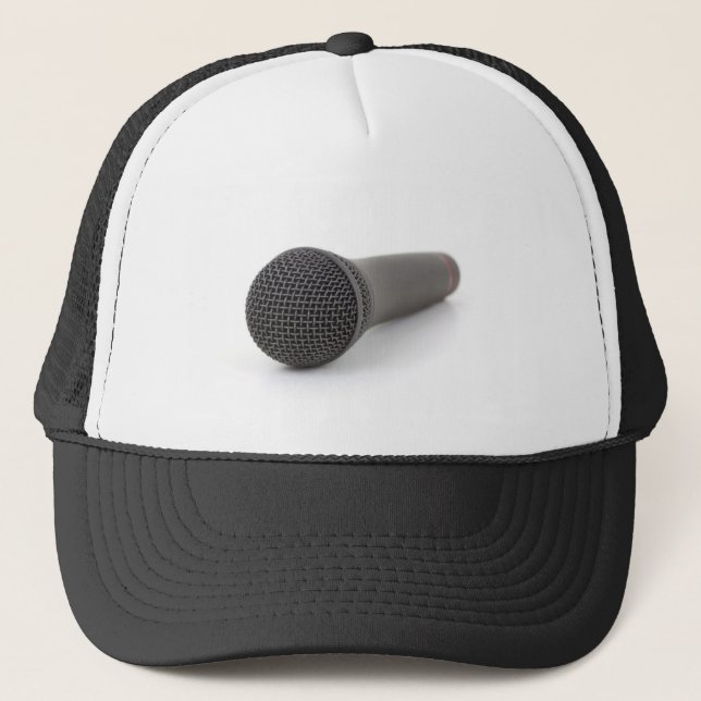 Microphone Trucker Hat (Front)