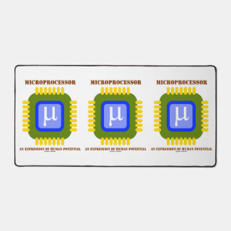 Microprocessor An Expression Of Human Potential Desk Mat