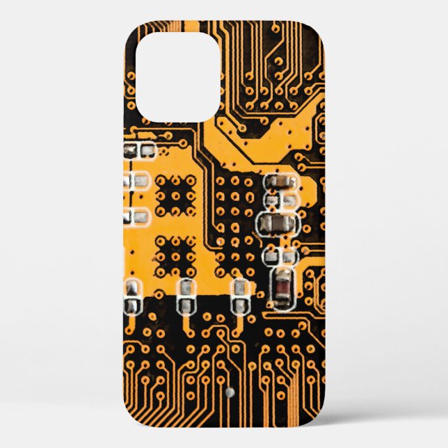 Microschema texture illustrationchip,micro,backgro Case-Mate iPhone case (Back)