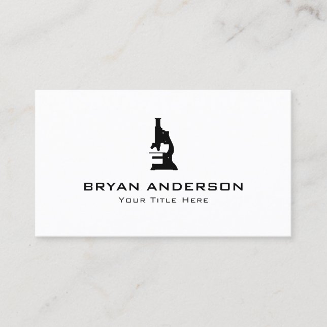 Microscope Business Card (Front)