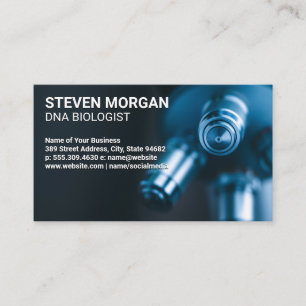 Microscope Close Up Business Card