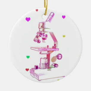 Microscope For Girls Ceramic Tree Decoration