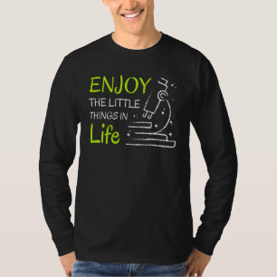 Microscope For Men Women Biology Nerd Science Lab T-Shirt