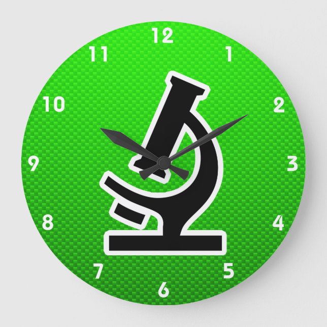 Microscope; Green Large Clock (Front)