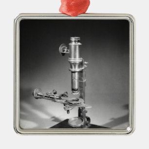 Microscope Metal Tree Decoration