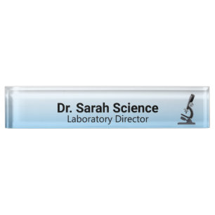 Microscope Nameplate