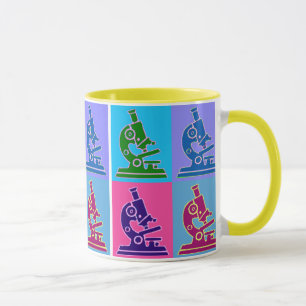 Microscope Pop Art Mug