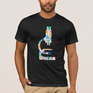Microscope Scientist Lab Tech Labour Science Gift T-Shirt