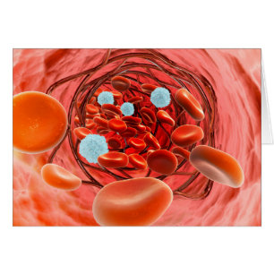 Microscopic View Of Blood Flow Inside An Artery