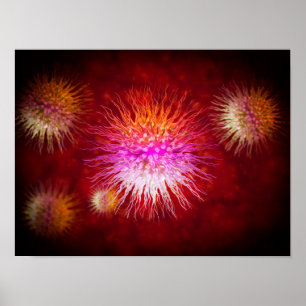 Microscopic View Of Dendrimers 1 Poster