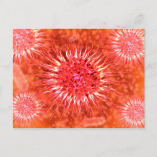 Microscopic View Of Dendrimers 2 Postcard