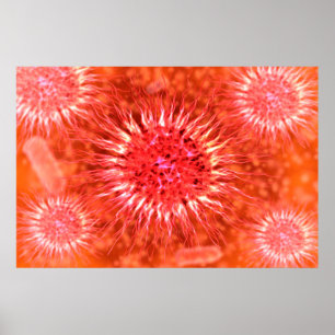 Microscopic View Of Dendrimers 2 Poster