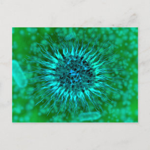 Microscopic View Of Dendrimers 3 Postcard