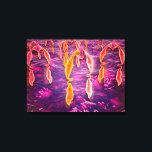 Microscopic View Of Ligand Binding To A Receptor Canvas Print<br><div class="desc">Microscopic view of ligand binding to a receptor protein.</div>