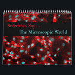 Microscopic World Calendar<br><div class="desc">This beautiful calendar features images from the microscopic world, along with quotations by scientists who marvel at the complexity of even the smallest cell. Featured scientists: January: W. H. Thorpe quoted in W. R. Bird, The Origin of Species Revisited February: Bruce Alberts, “The Cell as a Collection of Protein Machines,...</div>