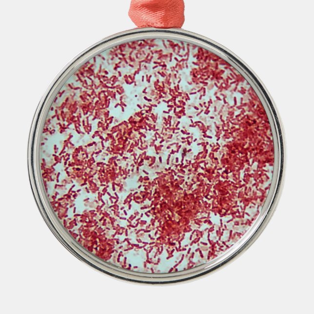 Microscopy of Gram Negative Bacteria Metal Tree Decoration (Front)
