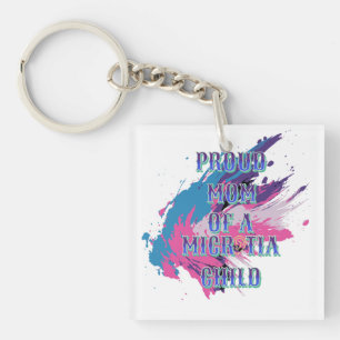 Microtia Mum T-Shirt Key Ring