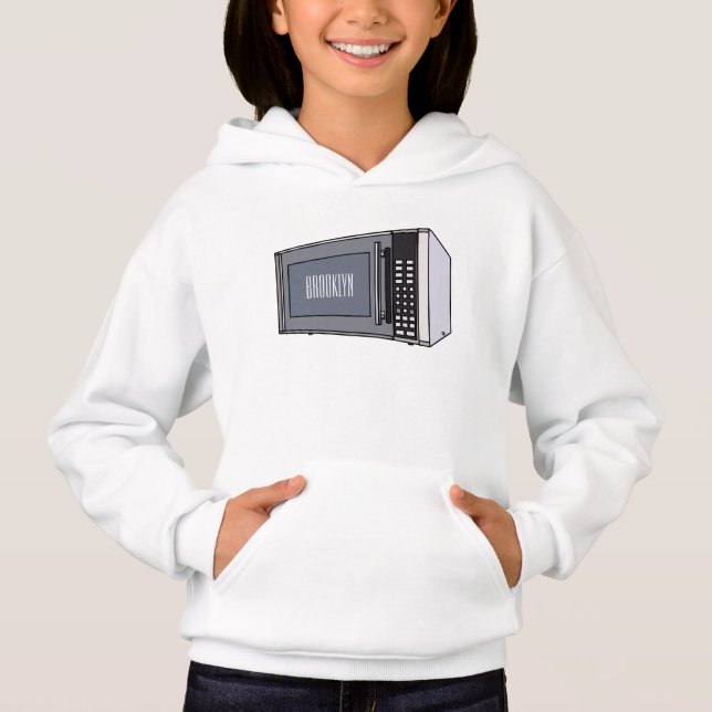 Microwave cartoon illustration (Front)