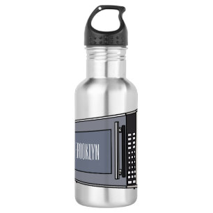 Microwave cartoon illustration 532 ml water bottle