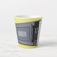 Microwave cartoon illustration