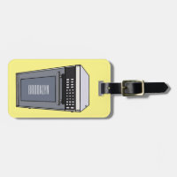 Microwave cartoon illustration