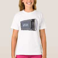 Microwave cartoon illustration