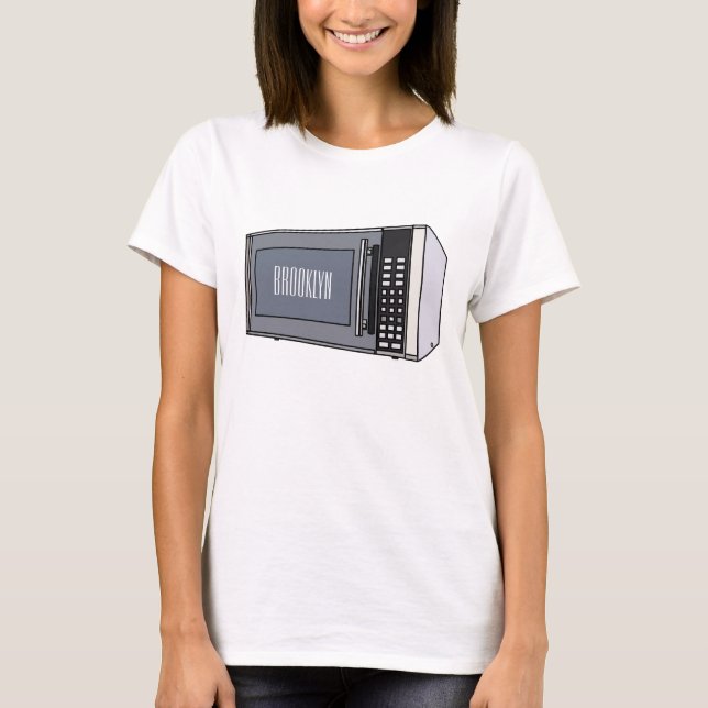 Microwave cartoon illustration T-Shirt (Front)