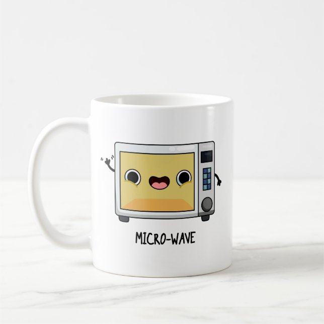 Microwave Funny Pun  Coffee Mug (Left)