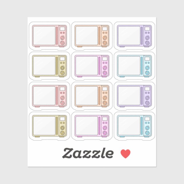 Microwave Meal Kitchen Chores Cleaning Reminder  (Sheet)