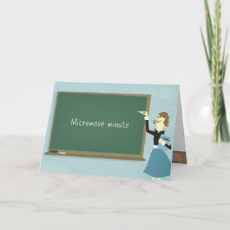 Microwave Minute Greeting Card