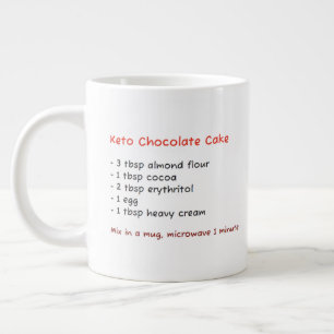 Microwave Mug (Keto Brownie Chocolate Cake Recipe)